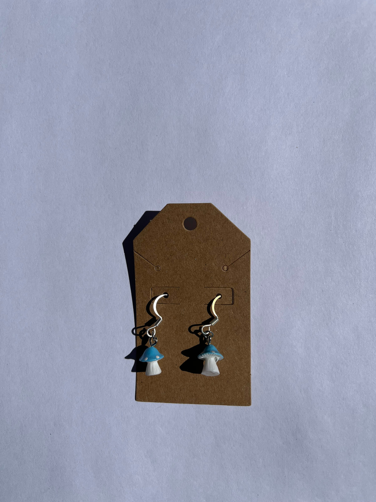 Handmade Resin Mushroom Earrings