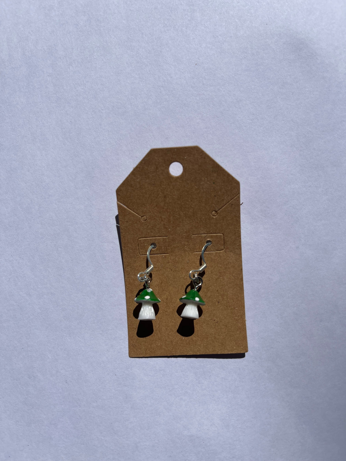 Handmade Resin Mushroom Earrings