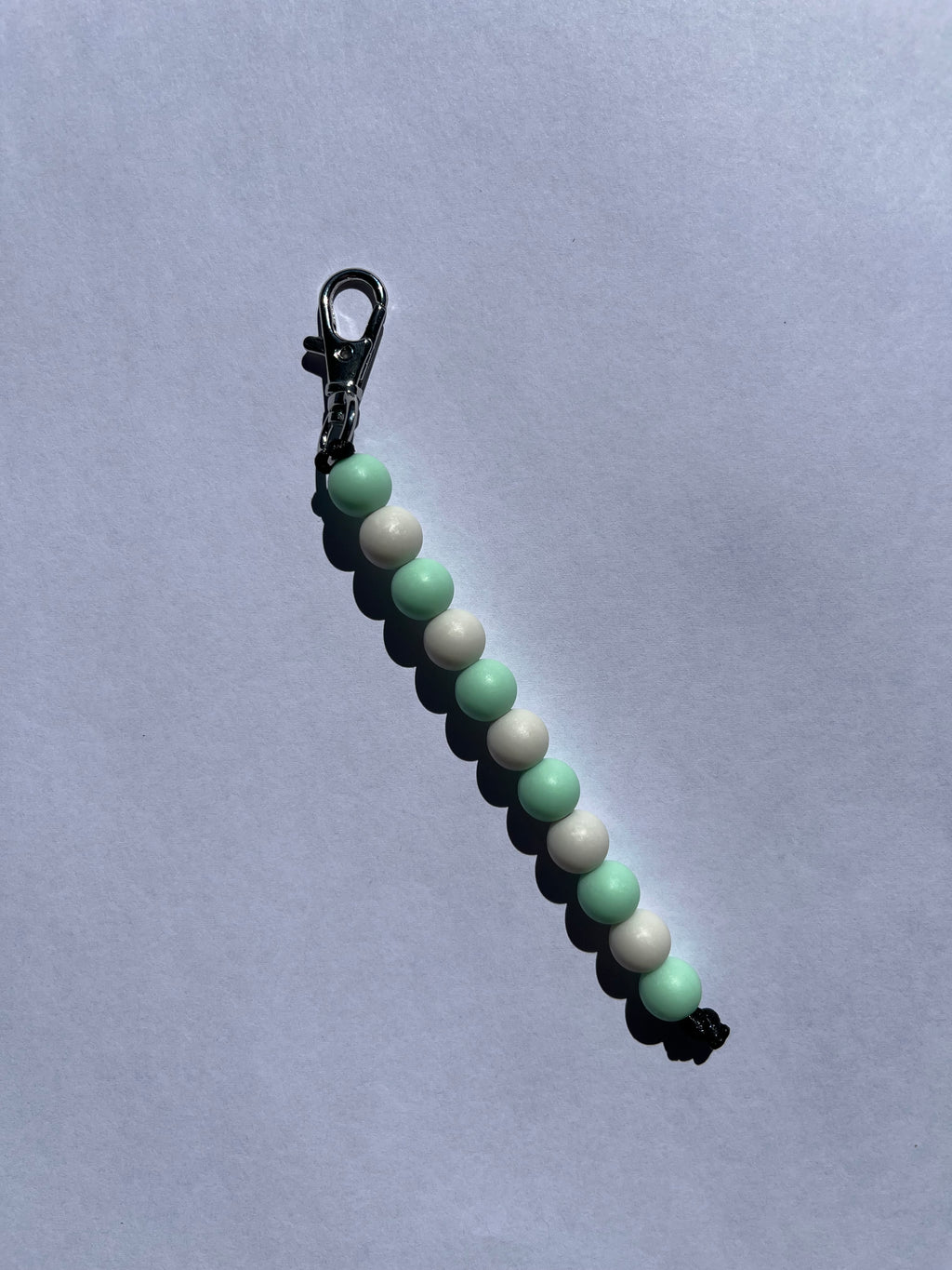 Two-Tone Acrylic Bead Keychains