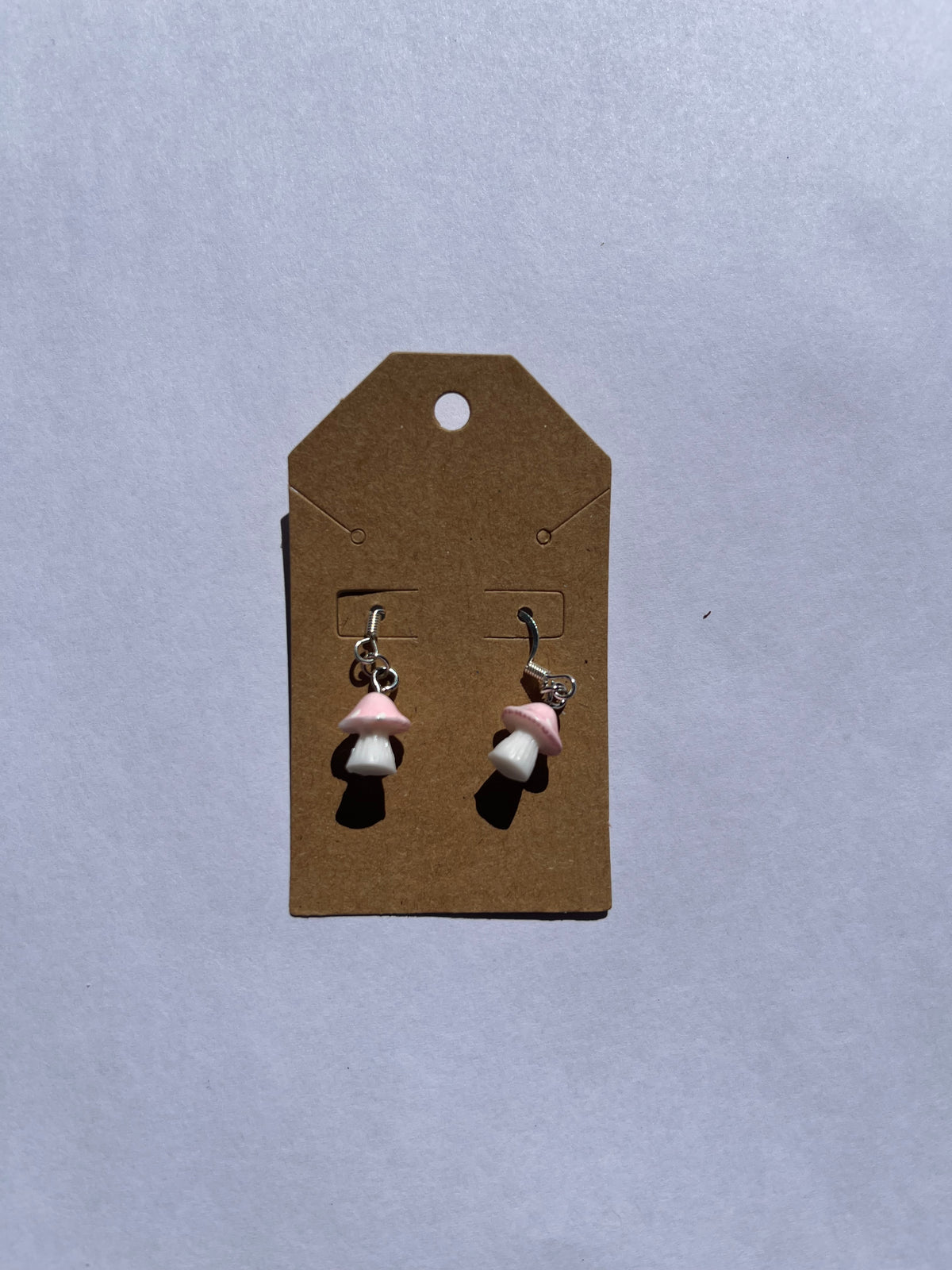 Handmade Resin Mushroom Earrings