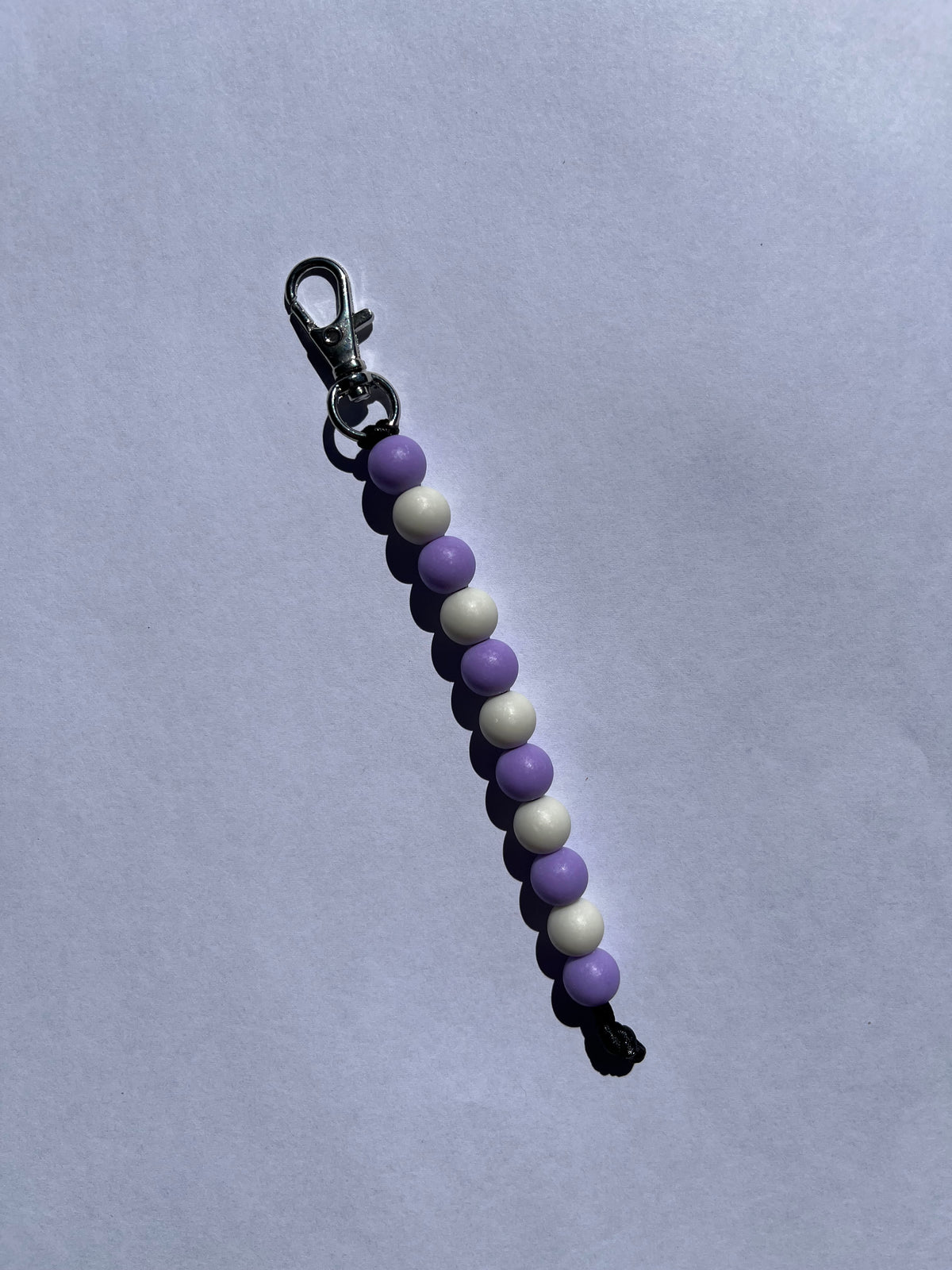 Two-Tone Acrylic Bead Keychains