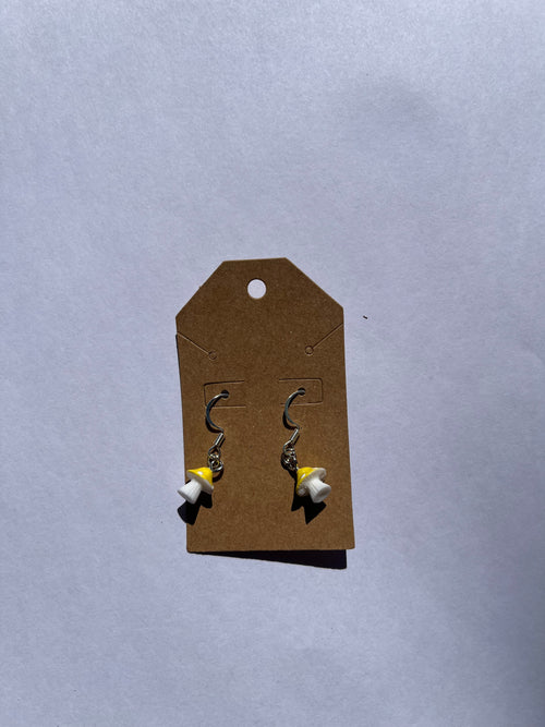 Handmade Resin Mushroom Earrings